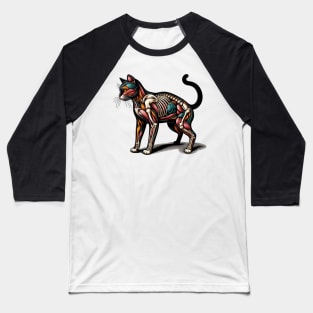 cat anatomy Baseball T-Shirt